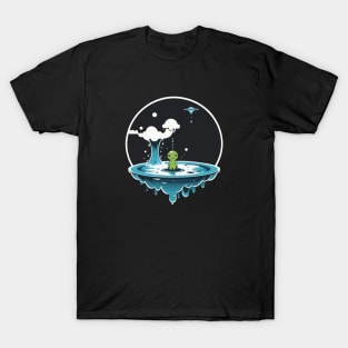 Martian Hot Spring Surprise - Astronaut Voyage T-Shirt